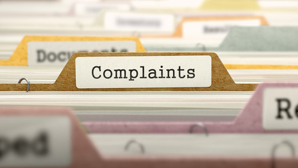 Complaints - Folder Name in Directory. - obrazy, fototapety, plakaty