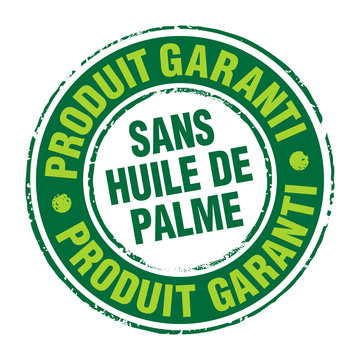 Tampon - Garanti sans huile de palme