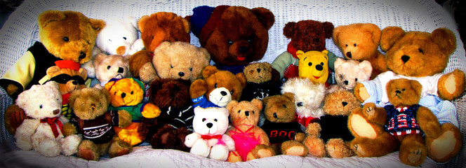 teddy bear collection