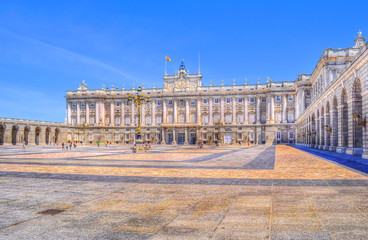 Naklejka premium Palacio Real in hdr