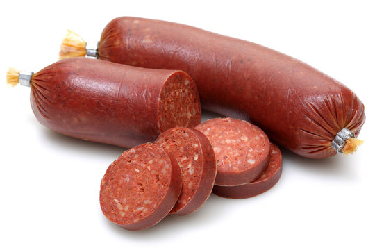 Turkish sausage slices