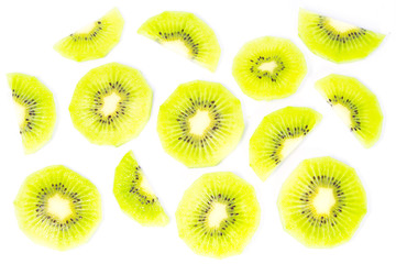 Fresh Kiwi fruit  Cutting in studio Shooting