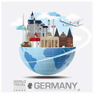 Germany Landmark Global Travel And Journey Infographic
