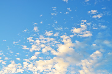 blue sky background with white clouds