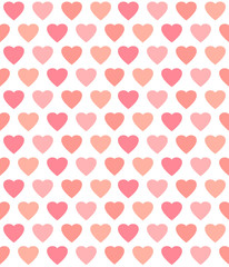 Seamless pattern with hearts. Valentine Day 's collection. Vector illustration.