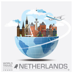 Netherlands Landmark Global Travel And Journey Infographic