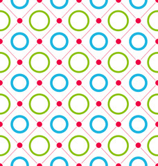 Seamless Geometric Texture, Kid Contrast Background