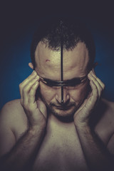 hallucination, concept of mental disorder, schizophrenia and dep