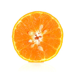 Orange isolated on white