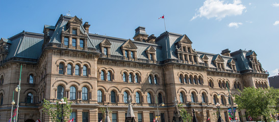 Fototapeta premium Langevin Block on Parliament Hill Ottawa Ontario Canada