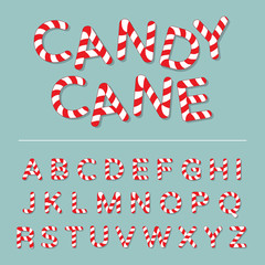 Candy Cane Alphabet
