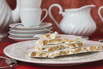 Turron, typical Spanish Christmas sweet