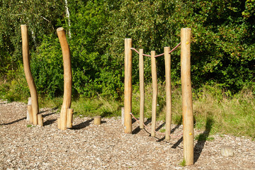 Creative playground in the middle of nature