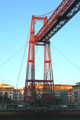 Fototapeta na wymiar Pont transbordeur Vizcaya à Portugalete