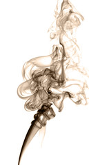 Abstract colored smoke