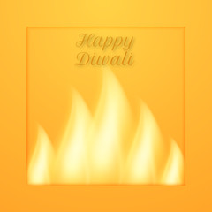 Vector illustration of a happy Diwali day