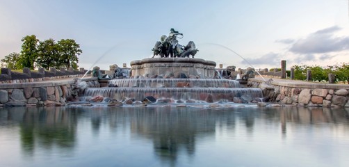 Fototapeta premium Gefion Fountain in Copenhagen, Denmark