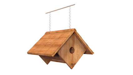 Wooden bird house design