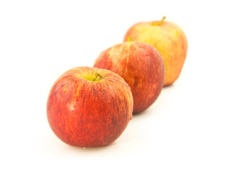 Apples in a row