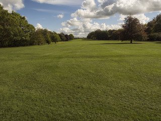 Kilkenny park, green lawn.