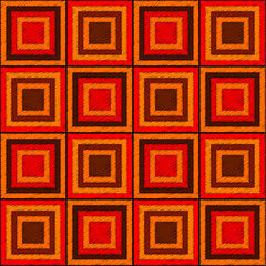Seamless pattern consisting of color squares.Vector