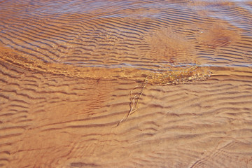 Sea sand texture wave pattern