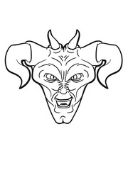 satan lord diablo evil face
