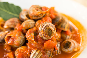 Lumache al sugo, Cucina Sarda 