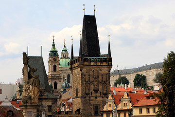 View from Charles Bridge, Prague, Czech Republic