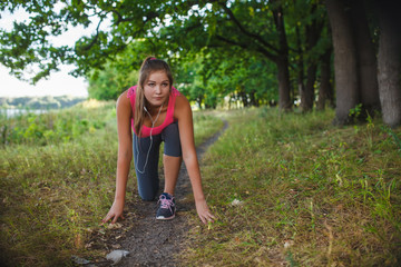 a girl of twenty European appearance young brown-haired woman in