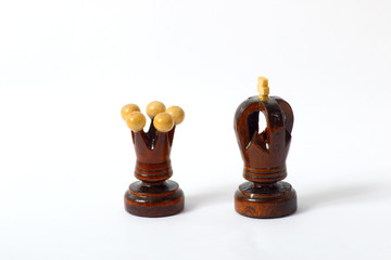 Chess Royalty / King and queen chess pieces