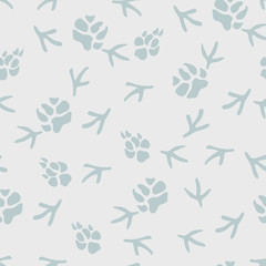 Winter seamless pattern