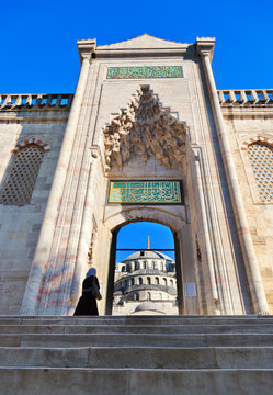 Blue mosque in Istanbul Turkey