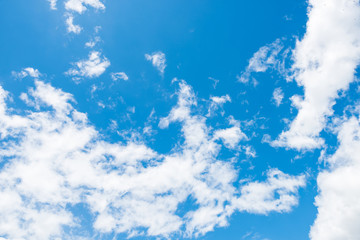 blue sky with cloud