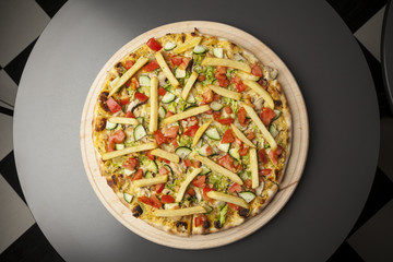 pizza vegetariana