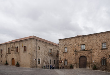Fototapeta premium Hermosa ciudad monumental de Cáceres situada en la región de Extremadura, España