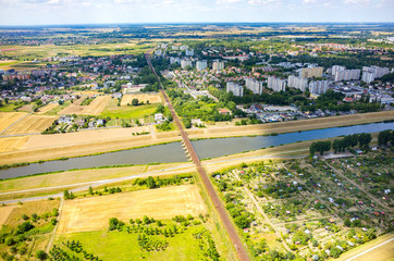 Aerial view of Opole