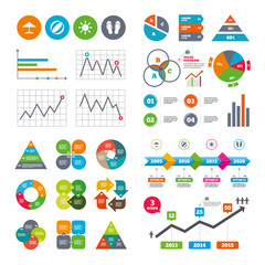 Beach holidays icons. Umbrella and sandals.