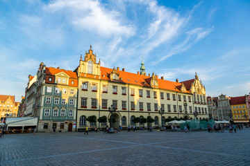 Naklejka na ściany i meble Wroclawr, Market Square