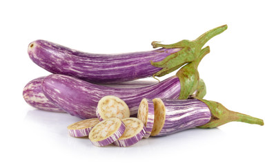 eggplant isolated on a white background