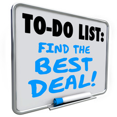 Find the Best Deal To Do List Message Board Savings Sale