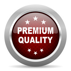 premium quality red glossy web icon