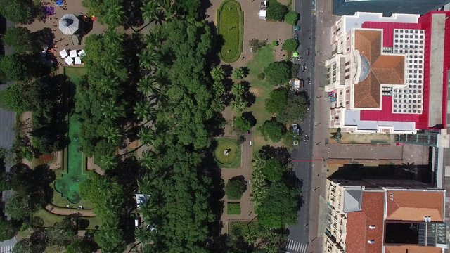 Aerial view from Pra&ccedil;a da Liberdade, Belo Horizonte, Minas Gerais, Brazil