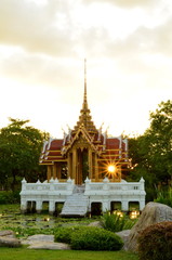 Thai pavilion/Thai pavilion in evening day.