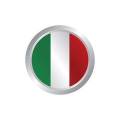 glossy theme italy national flag