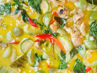 green curry chicken