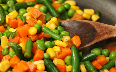 Cooking Mixed Vegetables