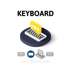 Keyboard icon in different style - 93435532