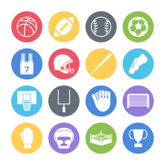 sport icons set