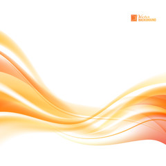 Abstract orange wind.